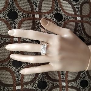 Vintage Monet Silver Band Ring